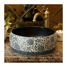 Lavabo da Appoggio Bagno Lavandino Artistico Semplice Lavabo Ovale for La Casa Adatto A Bagni, Soggiorni, Hotel (Color : Single Basin a)