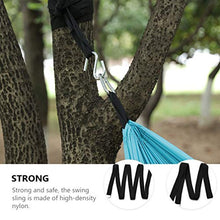 CLISPEED Amaca Cinghie Swing Albero Cinghie con S Ganci Altalena Appesa Kit di Campeggio Esterna Amaca Cinghie di Corda Accessori