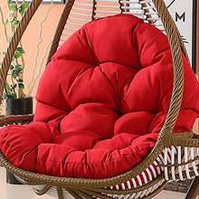 YAYONG Cuscino Sedile Altalena Nest Spesso Impermeabile Lavabile Appeso Egg Hammock Cuscini per Sedie Rosso (Solo Cuscino)