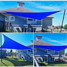 Triangolo Sand Sole Ombra Vela Canopy Blocchi UV Tenda da Sole, Impermeabile Patio per Esterni Giardino del Cortile del Cortile Sunscreen Calancy Sunsail,5.03 * 5.03 * 5.03M