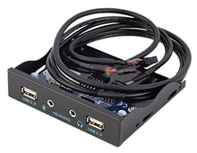 SaySure - 3.5'' 2-USB 2.0 Port HUB + HD Audio Output Floppy Drive