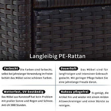 Set Mobili da Giardino Set Mobili da Esterno Arredamento Da Giardino In Rattan Set Da Giardino Panco Da Giardino Giardino Divano Patio Rattan Mobili Divano Weatherproof Per Il Cortile Del Patio A Bord