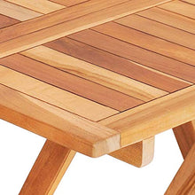 SKM Set da Bistrot 3 pz con Cuscini Grigi in Legno Massello di Teak