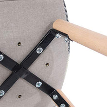 Home Deco Factory - Sgabello da bar, motivo: Patchwork Riga, in legno