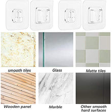 Xinmeng Ganci da parete autoadesivi a doppio lato Double, per appendere, resistenti, multiuso, impermeabili e senza perforazione per bagno e cucina (20)