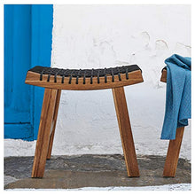 STACKHOLMEN sgabello, esterno 35x43 cm tinto marrone chiaro