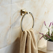 Portasciugamani da bagno con porta asciugamani e porta asciugamani in rame dorato