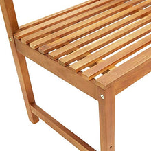 vidaXL Panca da Giardino ad Angolo 140 cm Legno Massello Acacia
