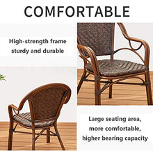 Set di Mobili da Giardino per Esterni, 5 Pezzi Sedia di Vimini Set di Conversazione Combinazione in Rattan per Tutte Le Stagioni Set di Mobili Include 4 Sedie E 1 Tavolo