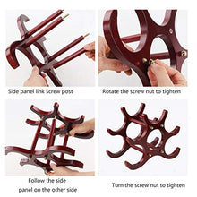 KITER Portabottiglie per Vino Scaffale per Vino in Legno Scaffale per Vino da appoggio e da appoggio per Cucina, Sala da Pranzo, Armadio per dispensa, espositore per Bar (Color : F)