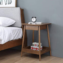 DGHJK Mobili per la casa, Comodino in Legno massello con cassettiera Comodino Divano 41 x 41 x 61 cm