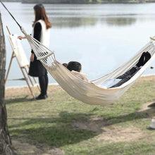 RTHAMERA Amaca da Esterno in Cotone in Poliestere Singolo Balcone da Interno Amaca Amaca Hammock Sedia Dormitorio Swing