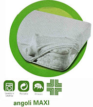 Casa Tessile, Coprimaterasso Sanity spugna con angoli Maxi, 1 piazza e mezza 135x200+25 cm