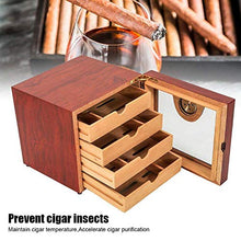 Cigar Box Container Humidor Storage Case Moth Prevention Home Office, Facile da installare