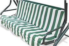 Dondolo 3 Posti da Giardino cm in Acciaio Becker Swing Bianco e Verde