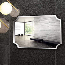 Bathroom mirror Specchio da Bagno Senza Cornice Squisito Specchio da Toilette con Specchio Argento HD Specchio da Bagno Semplice Specchio da Trucco