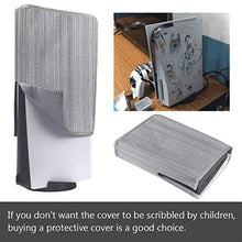 Xuebai Custodia Protettiva Morbida per Pelle Host DustProof Cover per PS5 Play-Station 5 Cover per Console Nera