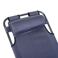 Outsunny Lettino Sdraio Pieghevole da Giardino, Mare, Spiaggia, Piscina, Chaise Longue Richiudibile con Braccioli, Grigio