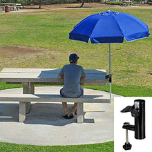 DIBAO Base di Parasole Giardino Resistente Porta Parasole per Balcone Patio ringhiera Giardino Ombrello Supporto Staffa Staffa Clip Tavolo da Esterno Clip Fisso