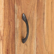 FAMIROSA Comodino 40x30x50 cm in Legno Massello di Acacia-0474