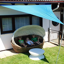 ASANMU Tenda da sole triangolare, impermeabile, per balcone, protezione dai raggi UV, per giardino, terrazza, campeggio e attività all'aperto (3 x 3 x 3 m)