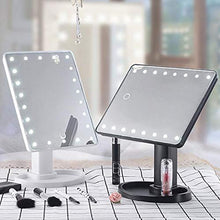 Specchio A 360 Gradi Rotante Trucco Specchio Regolabile 16/22 LED LED Touch Touch Touch Drop 16/26,5 cm Rosa