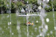 adami Poltrona Doppia da Giardino in Ferro 125x55H93,5cm Viareggio Bianca