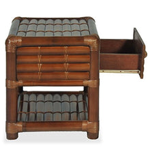 Festnight- Comodino/comodini Legno massello 45x45x40 cm in bambù Marrone Scuro
