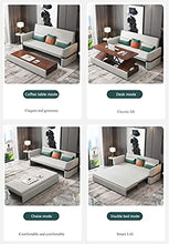 N/Z Home Equipment FYHpet Multifunctional Sofa Bed Folding Living Room Double Seat Dual Purpose Bed Washable Storage Apartment Folding Bed Function Save Space