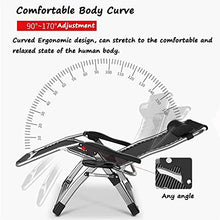 Azyq Cuscino Sedie Zero Gravity Sedia Oversize Zero Gravity per Persone Pesanti, Lettino Prendisole Reclinabile Extra Largo per Prendere il Sole in Spiaia, Supporto 440 Libbre