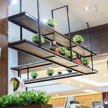Retro Flower Racks-Legno massello e Ferro da Stiro Reception Reception Parete pensile sospeso Sospensione soffitto Rack Flower Stand per Soggiorno e Balcone 001 (Size : 100 * 30 * 80cm)