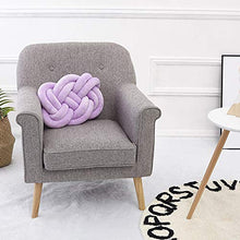 yinyinpu Cuscino Knot Cuscini Decorativi Bambini Cuscino Annodato Grigio Cuscino di Velluto Cuscino attorcigliato Cuscini Verdi Cuscino del Sedile Purple