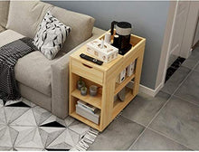 HUGUJ Tavolino tè con Side Angolo di 60 cm di Lunghezza, 30 cm di Larghezza Semplice Piccola Domestica Comodino, Mobile Sofa