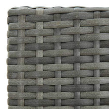 FAMIROSA Sgabelli da Bar con Cuscini 2 pz Grigi in Polyrattan-3436
