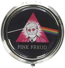 The Unemployed Philosophers Guild Pink Freud Circular Pill Box - Sigmund Freud/Pink Floyd Mash Up
