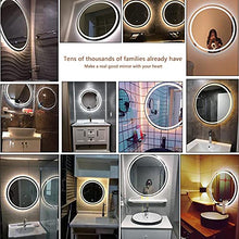 Bathroom mirror Specchio da Bagno Rotondo Senza Cornice con Design a rombo Rotondo a Forma di Diamante