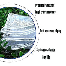 AWSAD Telo Antipioggia Trasparente PVC Addensato Proteine Impermeabili Tenda Antipioggia in Plastica Impermeabile per Esterni Tela Antivento per Balcone,Varie Dimensioni
