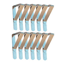 Xinlie - Fermatovaglia Regolabile in Acciaio Inox, 7,5 x 4,6 x 5,8 cm, 12 Pezzi
