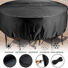 Godya Copertura per mobili da Esterni, per Tavolo e sedie, Impermeabile, Antipolvere, per Balcone e Giardino, 6 Pezzi Diameter 120* Height 75cm