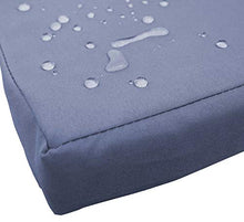 Mendler Divano Sofa per l'esterno Doppia Seduta portavivande HWC-E24 polyrattan Nero Cuscini Grigio