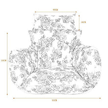 JALAL Mobili extrcomodi, amovibili, Morbidi, sospesi, amache, Cuscini sedie, Balcone, Cuscino dgiardino, sediculla, Cuscino Sedile Nest B