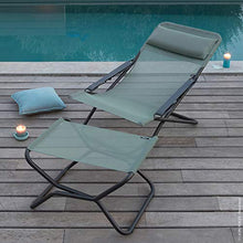 Lafuma Sgabello/Poggia Piedi Next, Grigio, 66.5x51x35 cm