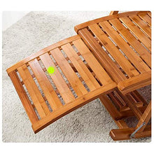 Iyom Sedia Zero Gravity, Chaise Longue, Sedia reclinabile da Esterno Sedia a Dondolo in bambù con poggiapiedi, bracciolo e Morbido Cuscino, Sedia Lounge utilizzata in Giardini, Piscine Prati