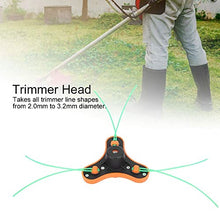 Rockyin Testa Universale ABS falciatrice Trimmer con Linea Spazzola String Cutter Lawn Mower
