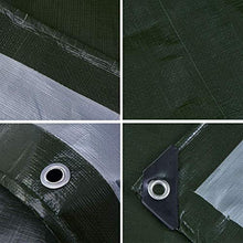 Telone resistente impermeabile in polietilene impermeabile resistente con occhielli per mobili da giardino, capanna, trampolino, legno, auto, campeggio o giardinaggio, impermeabile 2,8 x 1,8 m