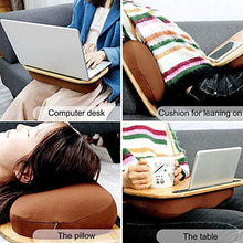 Feicuan Supporto per Laptop con Cuscino per Divano letto, Tavolo da letto portatile Cuscino Supporto per tablet Telefono, Striscia Antiscivolo,Adatto per Laptop Fino a 14" - Arredi Casa