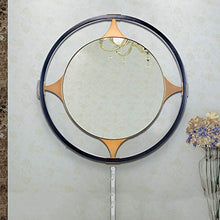 Metallo Parete Specchio, Rotonde Moderna Specchi da Bagno, Ingresso Specchio Decorativo, Vanità Specchio per Il Trucco, per Dressing Table Soggiorno Camera da Letto