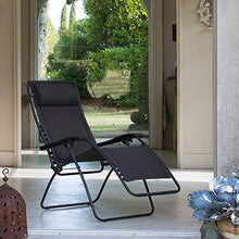 Lafuma Mobilier LFM2037 Sedia a Sdraio, Ardesia, 88x68x115 cm