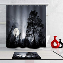 LIYAN Combinazione Bagno. Immagini Chiare E Colori Vivaci Rendono Il Tuo Bagno Pieno di Vita. Accessori da Bagno. La Foresta di Notte.