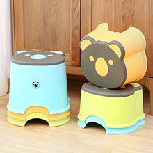STKASE® Sgabello Antiscivolo Progettato Appositamente per I Bambini, con 2 Scalini, Sgabello da Pediera per Bambini, Sedile per Addestramento per WC, Sgabello per Bambini in Bagno,Giallo